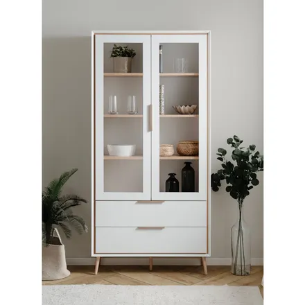 Vitriinkapp Arona 2u2s valge/artisan tamm