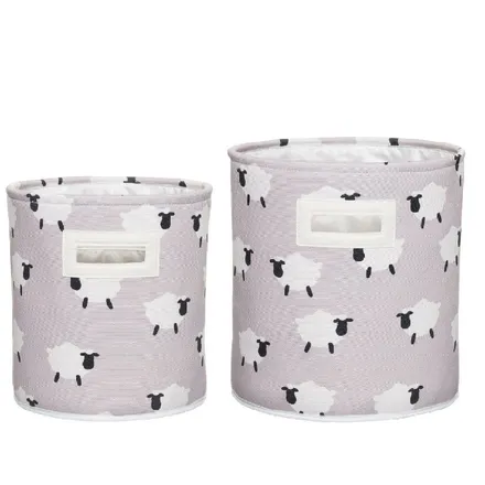 Hoiukorv Lamb H38 hall/valge