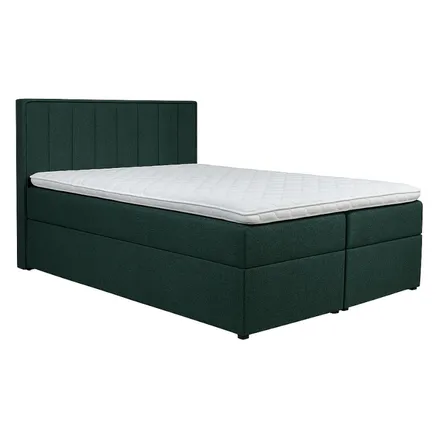 Pesukastiga kontinentaalvoodi Ritz 2000x200 rohekassinine