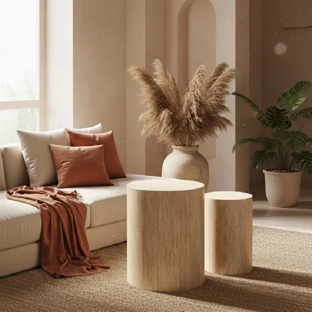 Diivanilaudade komplekt Bud 2tk beež