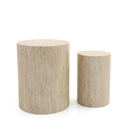 Diivanilaudade komplekt Bud 2tk beež