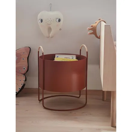 OYOY lille/ümbrispott Maki H50 roostepruun