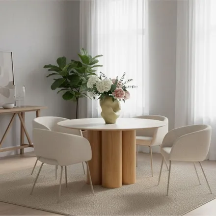 Söögilaud Oliin D120 tamm/helebeež