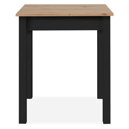 Söögilaud Capri 60x67 artisan tamm/must