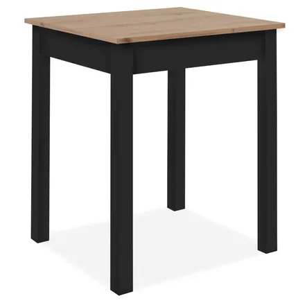 Söögilaud Capri 60x67 artisan tamm/must