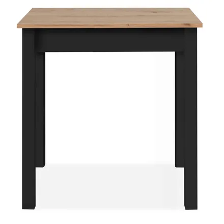 Söögilaud Capri 67x90 artisan tamm/must