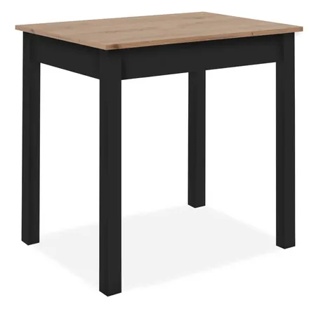 Söögilaud Capri 67x110 artisan tamm/must