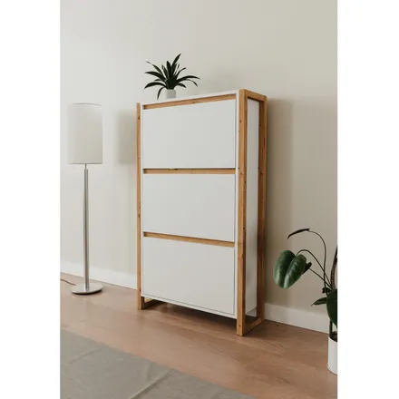 Jalatsikapp Denver 3u artisan tamm/valge