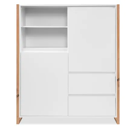 Puhvetkapp Denver 2u2s artisan tamm/valge