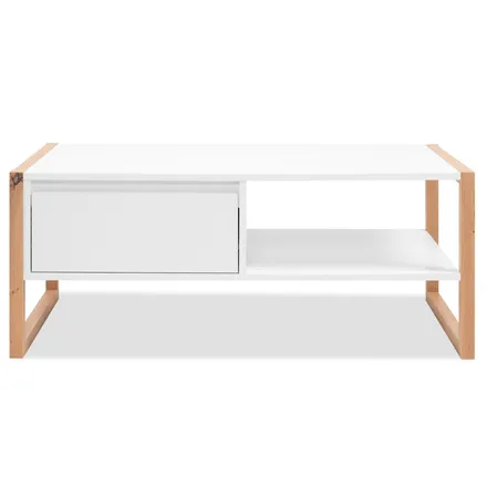 Diivanilaud Denver artisan tamm/valge