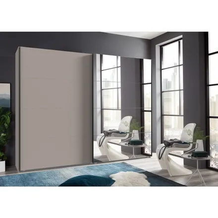 Riidekapp Tilburg+peegel 2lu 225 sahara