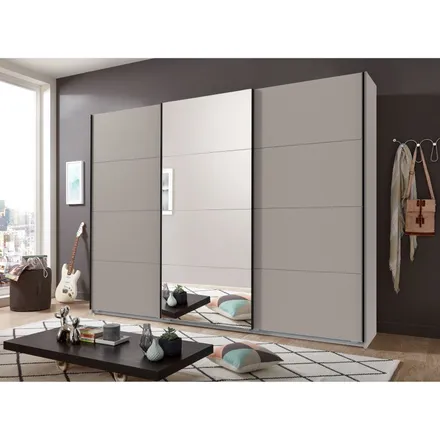Riidekapp Tilburg+peegel 3lu 270 sahara