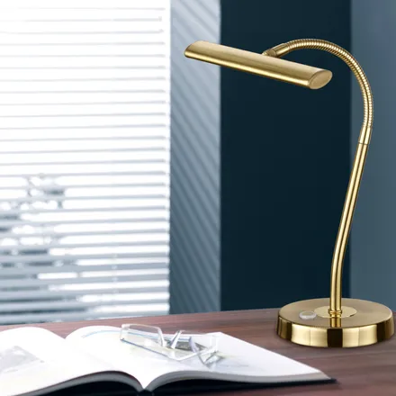 Laualamp Curtis Led messing