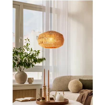 Laelamp Eglo Sheldon pruun/must