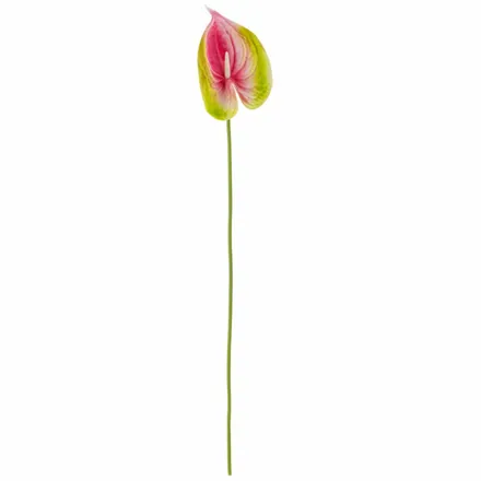Kunstlill Flamingo H57 roosa/roheline