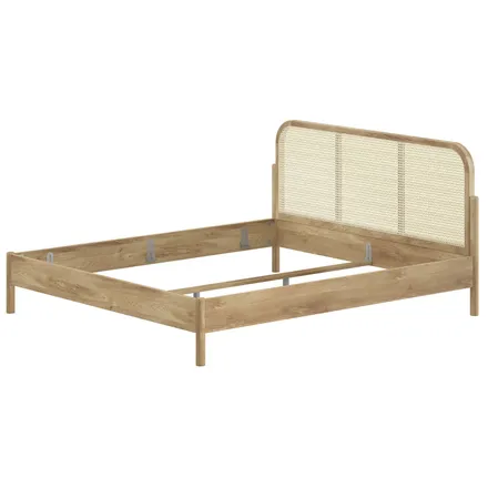 Voodi Olive Rattan 180x200 tamm