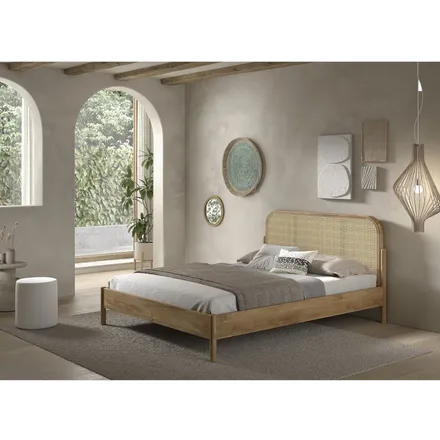 Voodi Olive Rattan 160x200 tamm