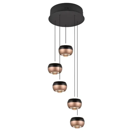Laelamp Select Orbit Led must/pruun