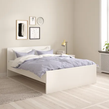 Voodi Naia 140x200 valge