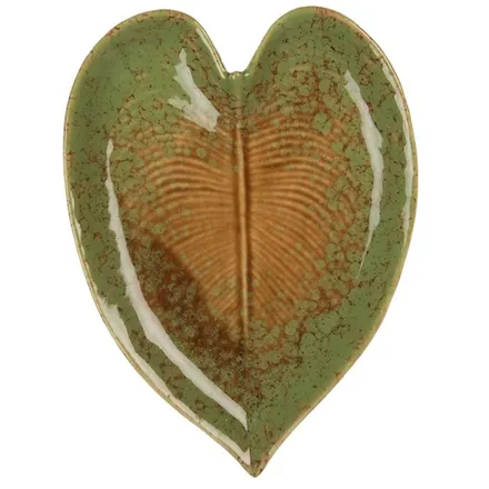 Dekoratiivne alus Leaf roheline