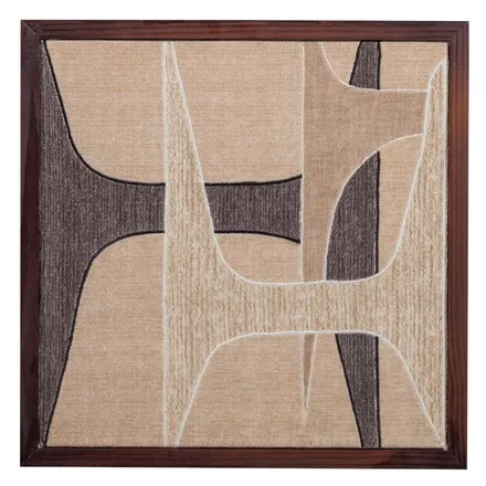 WOOOD seinatekstiil Anka 60x60 pruun