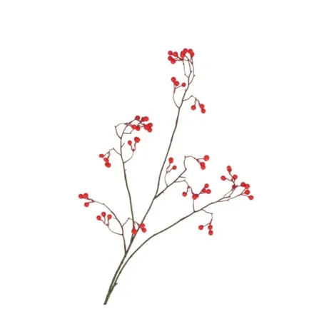 Kunstlill Berry H93 tulipunane