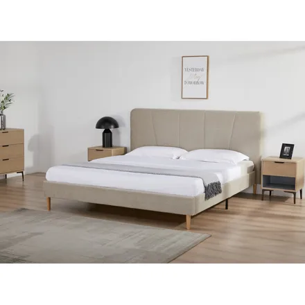 Voodi Elys 160x200 beež