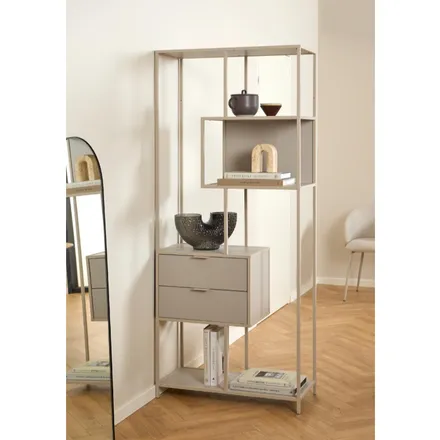 Riiul Frado 2s taupe