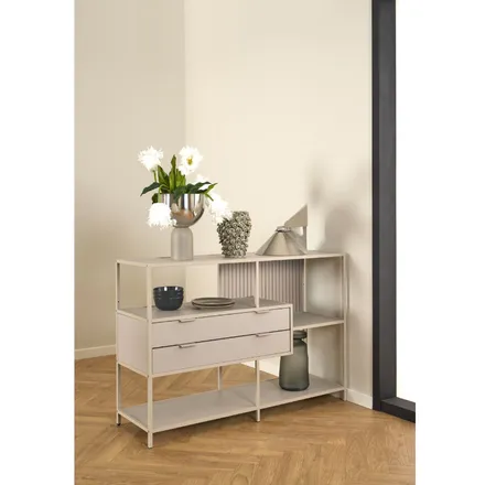 Madal riiul Frado 2s taupe