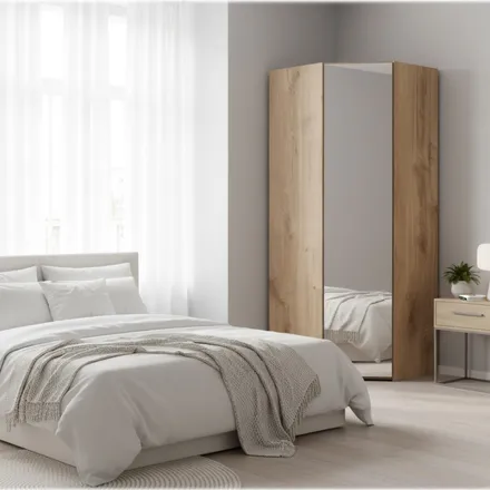 Nurgakapp+peegel New York A Black 2u tammeplank