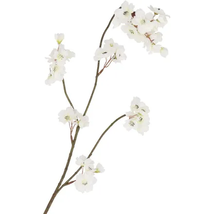 Kunstlill Cherry H85 valge