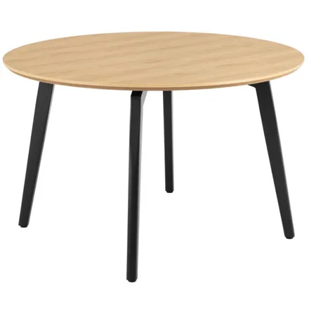 Söögilaud Ziida D120 tamm/must