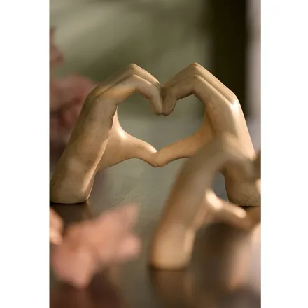Dekoratiivkuju Hands H15 taupe