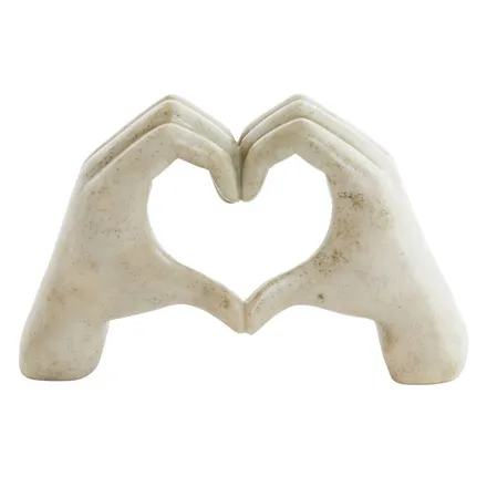 Dekoratiivkuju Hands H15 taupe