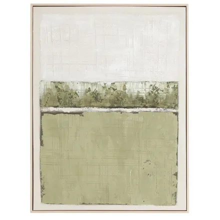 Seinapilt Mareya 60x80 oliivroheline
