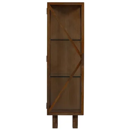 WOOOD vitriinkapp Kella 1u pruun