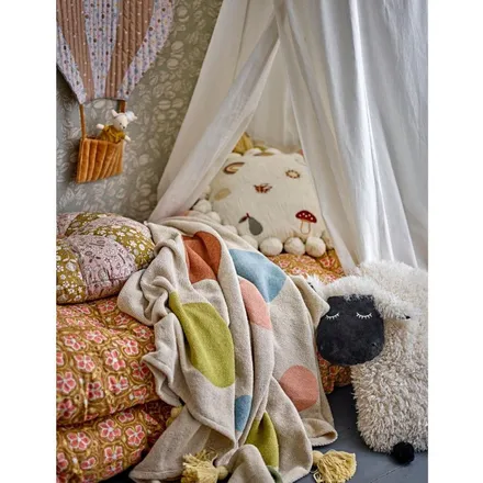 Bloomingville pleed Cennie 160x130 beež/roheline
