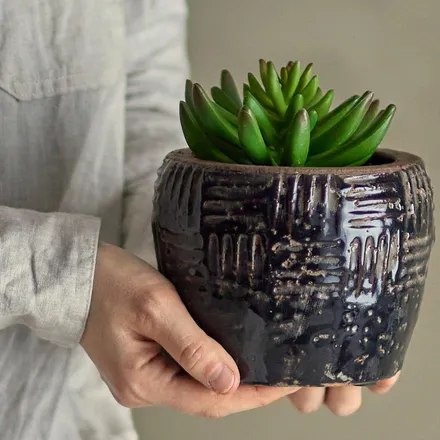 Bloomingville kunsttaim Echeveria H14 roheline