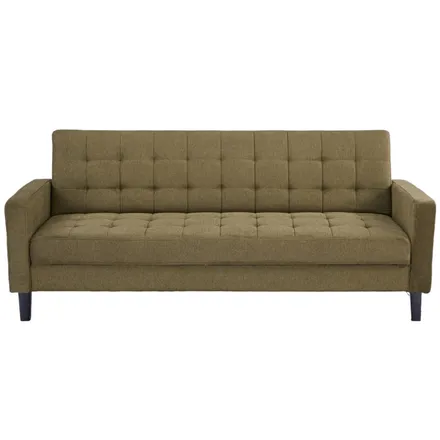 Pesukastiga diivanvoodi Ilse roheline