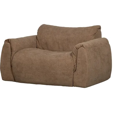 WOOOD Loveseat tugitool Baggy pruun