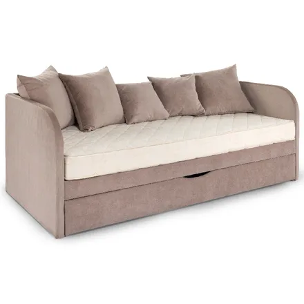 Voodi Kirke 90x200 vanaroosa