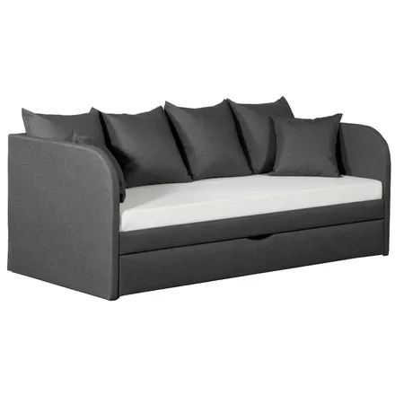 Voodi Kirke 90x200 tumehall