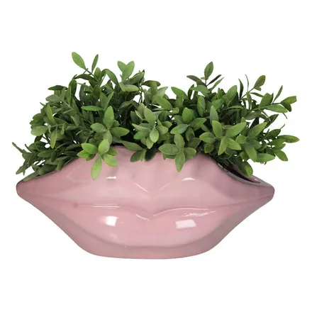 Vaas/lillepott Lips H18.5 roosa