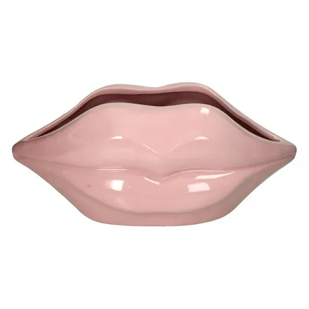 Vaas/lillepott Lips H18.5 roosa