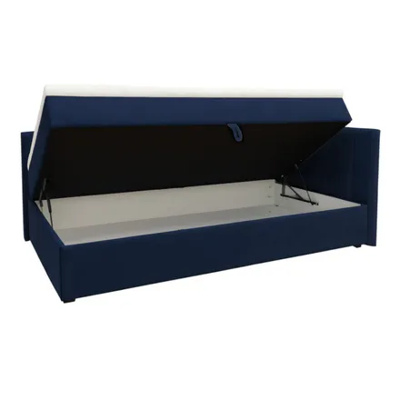 Pesukastiga voodi Ken 120x200 tumesinine