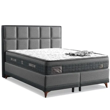 Kontinentaalvoodi Pablee 160x200 tumehall