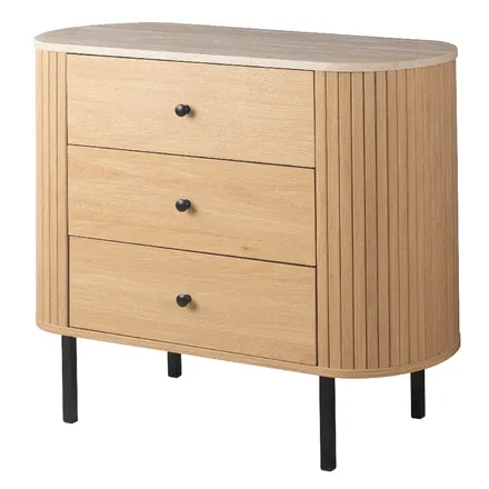 Kummut Fabia 3s tamm/travertiin