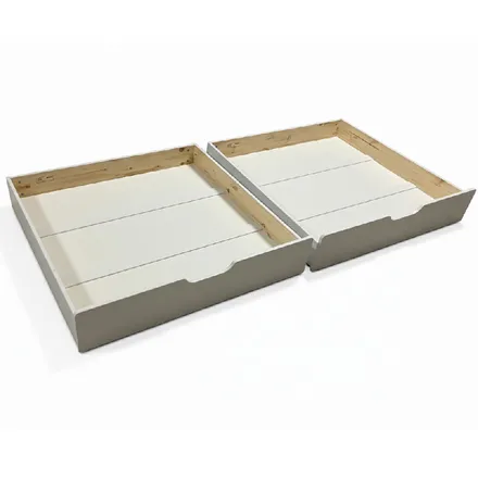 Voodialused sahtlid Arabella 2tk valge