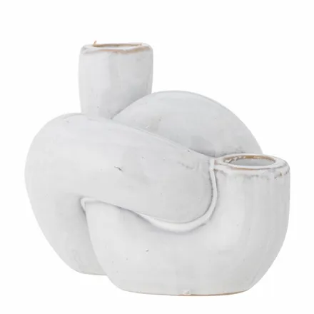 Bloomingville küünlahoidja Haydn H10 valge