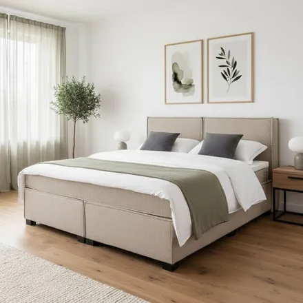 Kontinentaalvoodi KUU Uni 140x200 beež